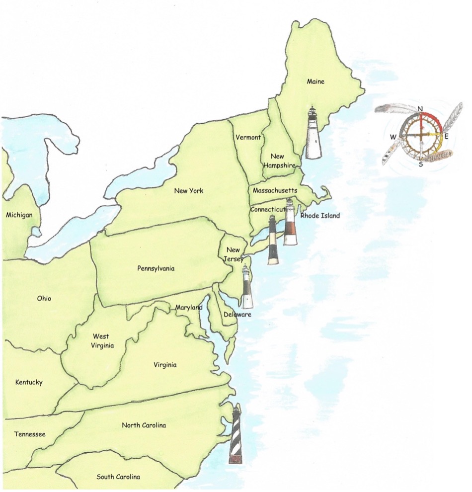 Map of Ossie Osprey's Travels